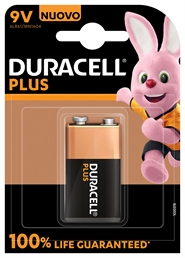 Duracell Plus 100 Engangsbatteri 9V Alkaline
